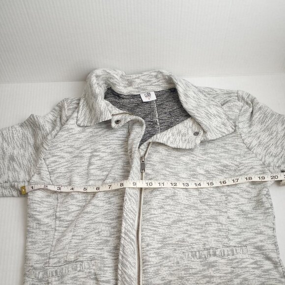 CAbi Neo Gray Marble Moto Style Jacket - Picture 8 of 9